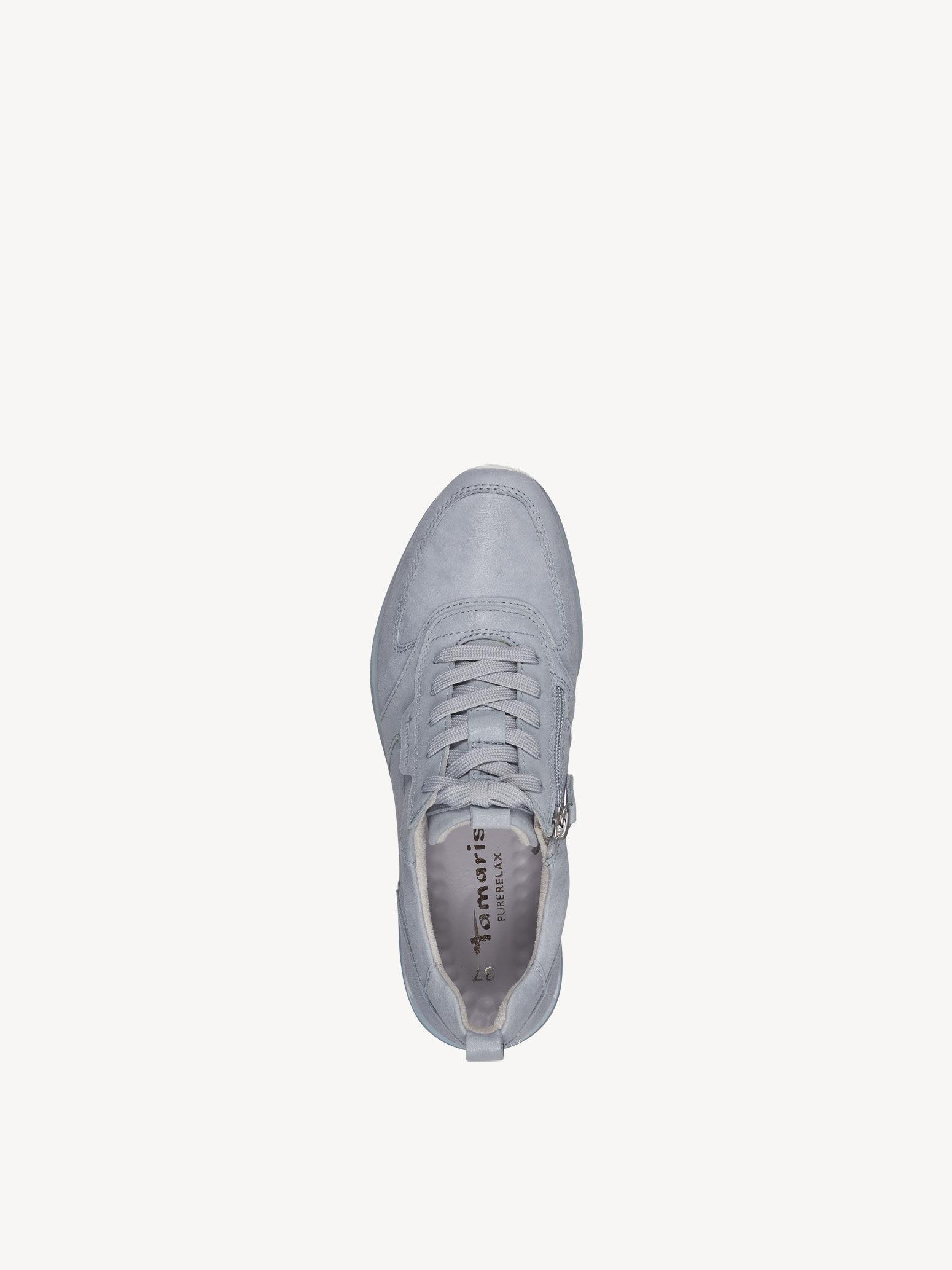 Basket en cuir - bleu