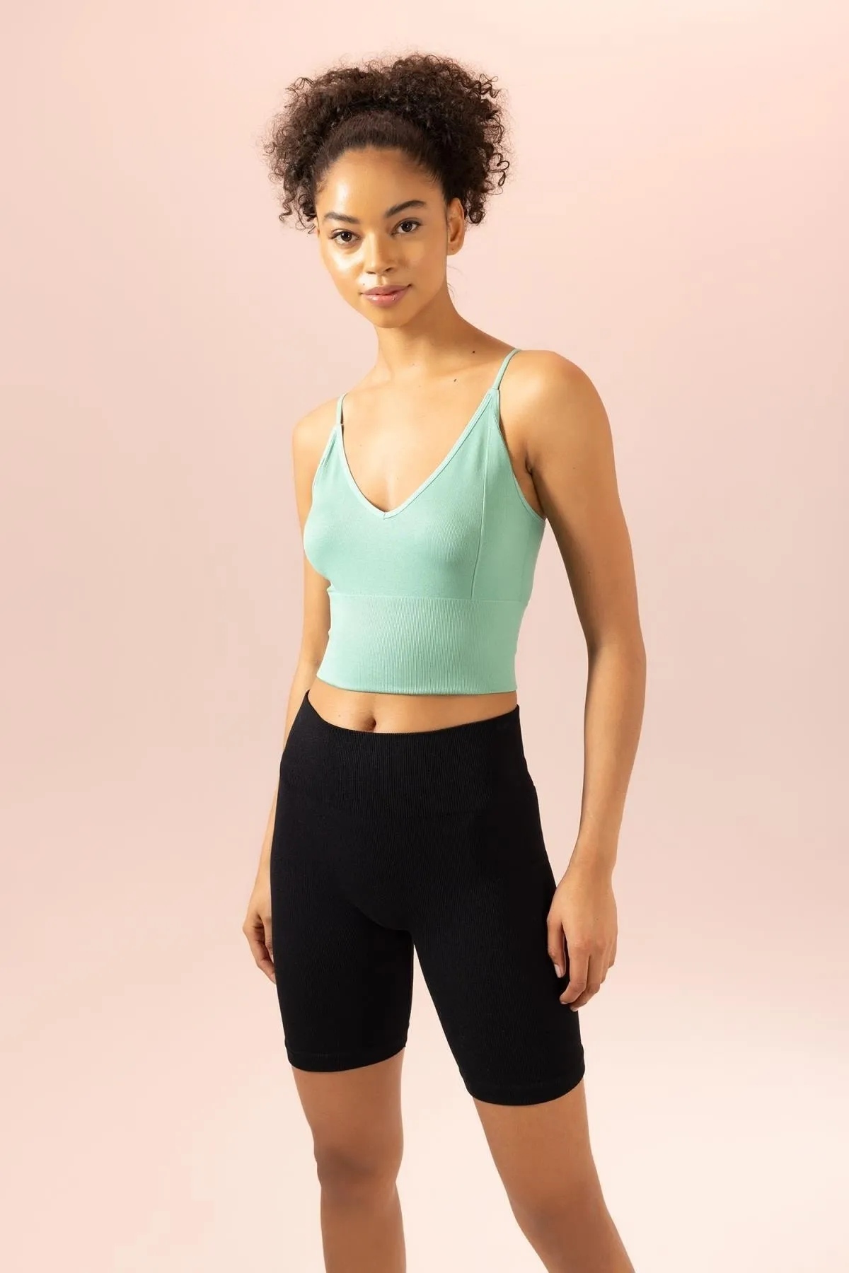 DeFacto  Fit Seamless V-Neck Seamless Athlete A7124ax23hs