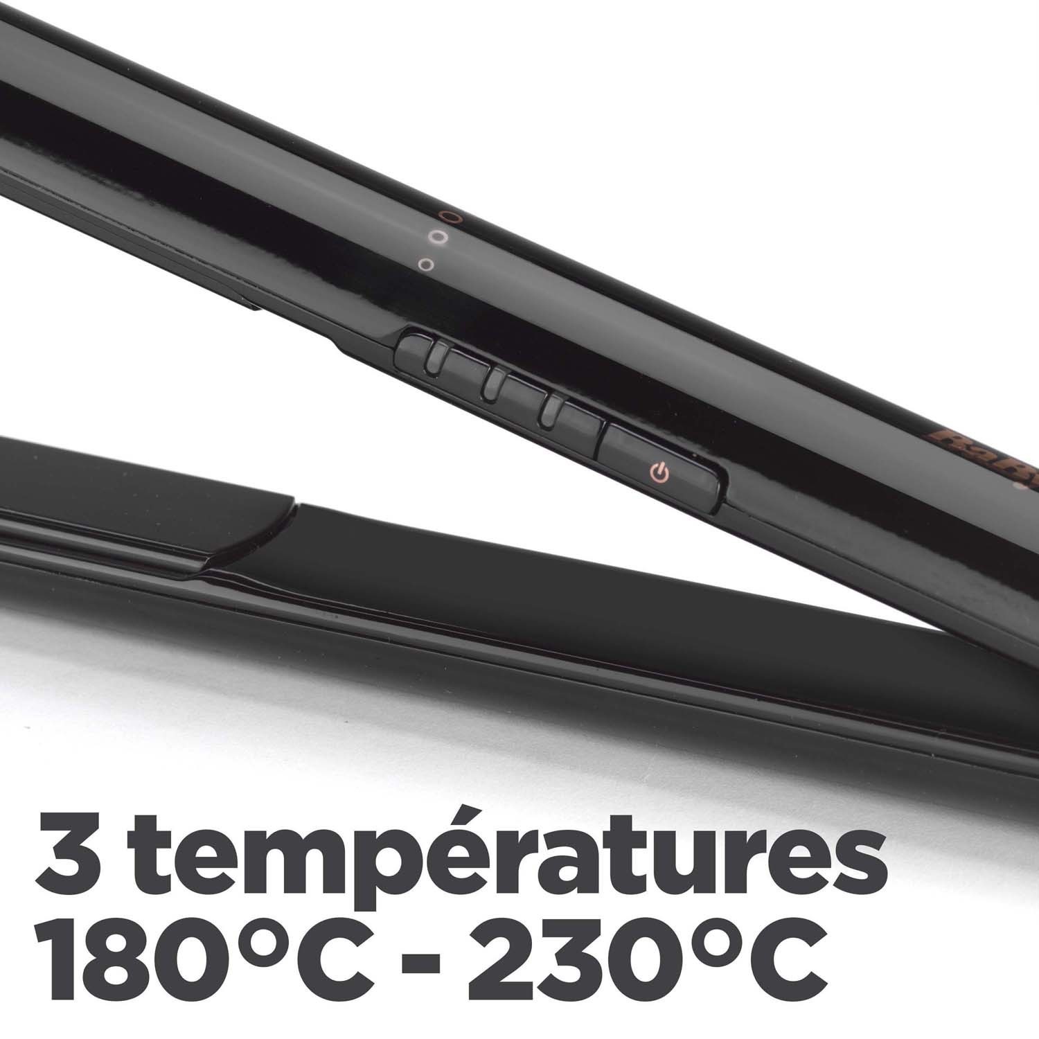 BaByliss ST250E - Presa za kosu sa glatkom završnom obradom i 230 titanijumskih keramičkih ploča