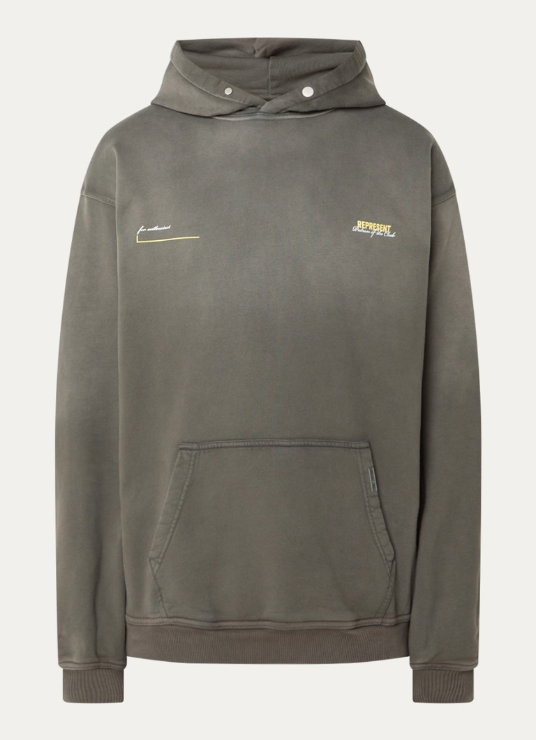 Represent Patron Of The Club hoodie with logo and back print