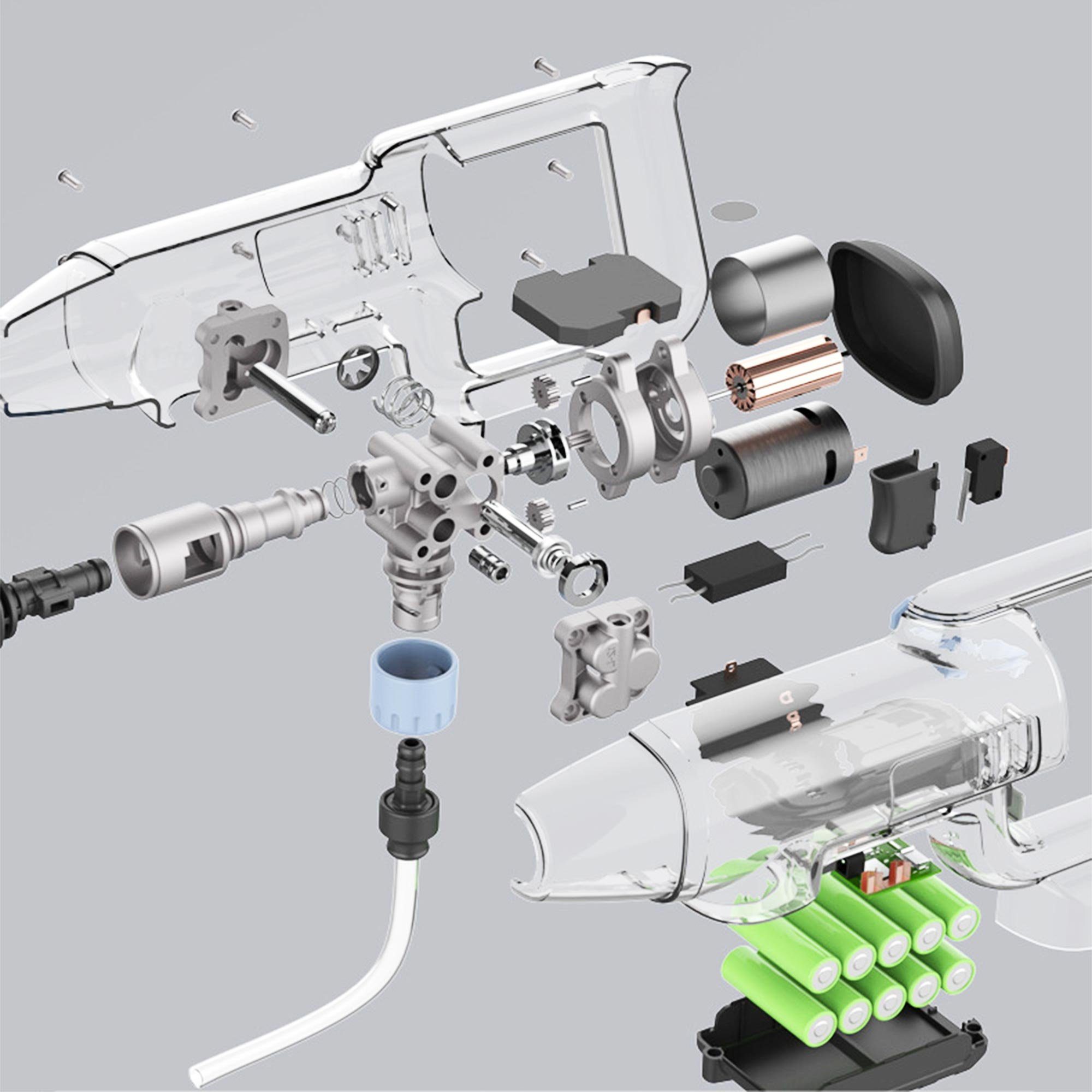 @tec Akku-Hochdruckreiniger Akku Druckreiniger arcotec 74 Wh, 4000 mA, Druck max: 22 bar, mit Akku und Ladegerät, Druck max: 22,00 bar, Fördermenge max: 4,50 l/h
