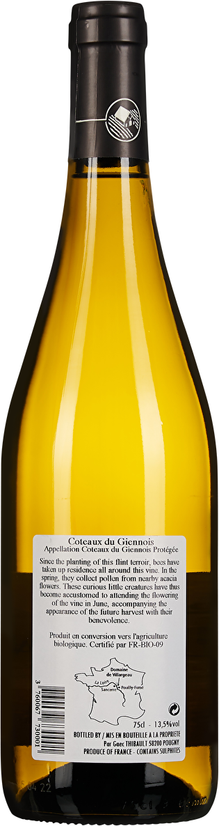 Domaine de Villargeau Coteaux du Giennois Les Abeilles Sauvignon Blanc 2020