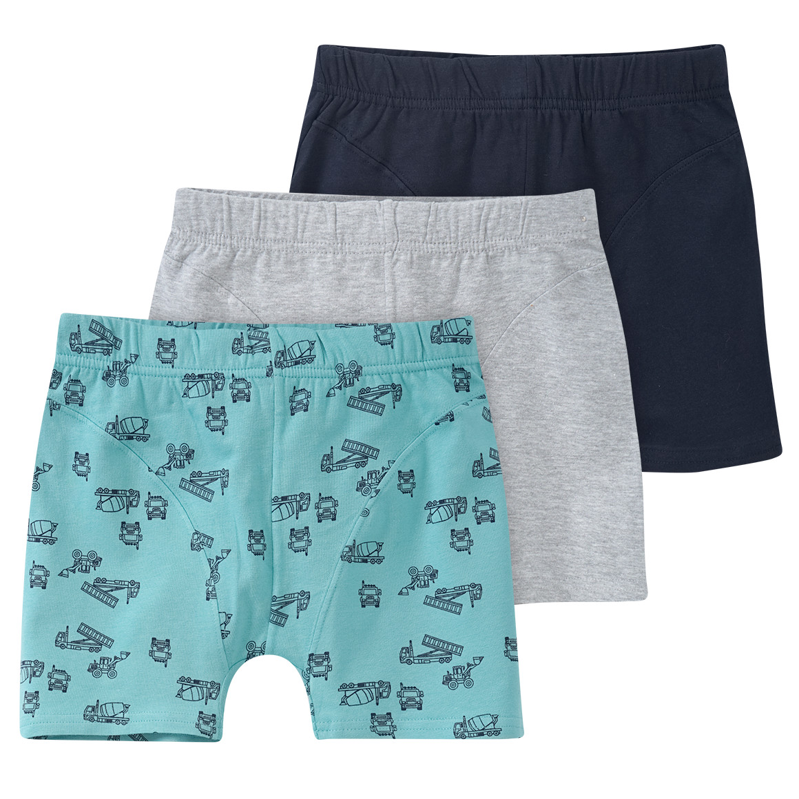 3 Jungen Boxer in verschiedenen Dessins