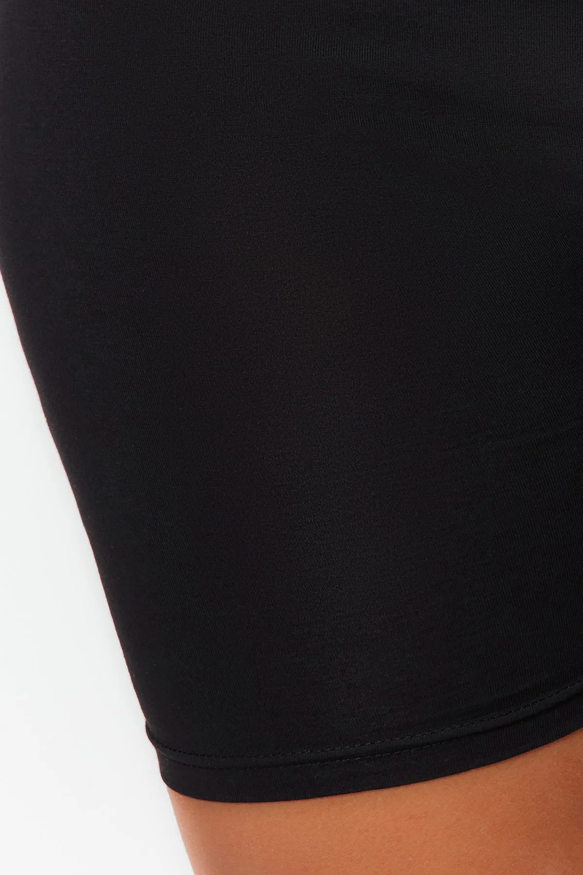 Trendyol Curve  Große Größen in Leggings - Schwarz - Hoher Bund