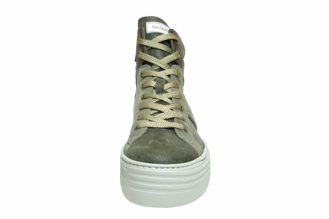 NERO GIARDINI Stiefeletten silber Masera