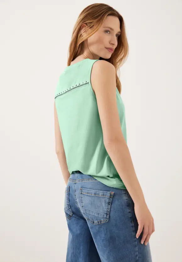 CECIL Top mit Stickereidetail