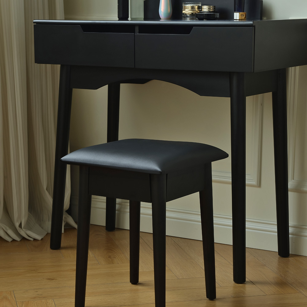 Home Deluxe Schminktisch MIRANDA - Schwarz
