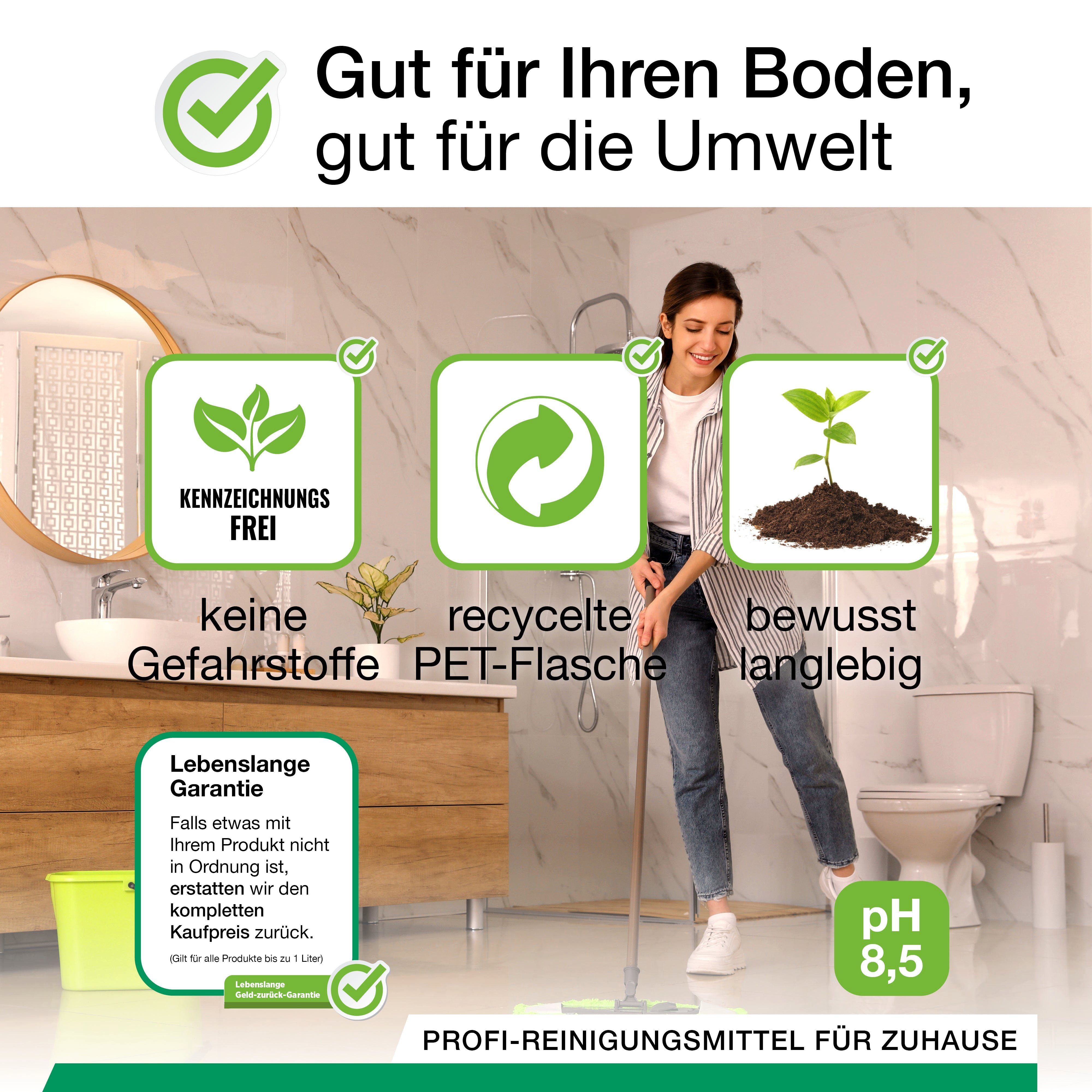 BiOHY Bodenreiniger 1 x 250 ml Flasche Fussbodenreiniger (1-St)