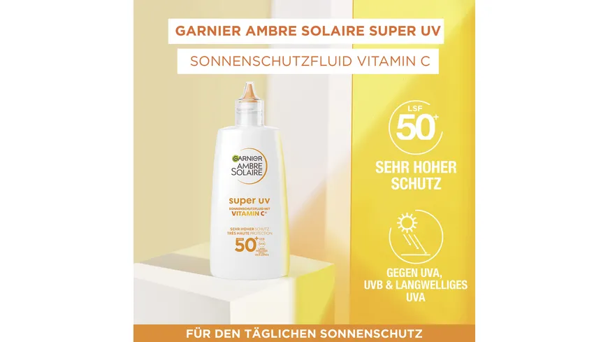 Garnier Ambre Solaire super UV Niacinamid Sonnenschutzfluid 40 ml