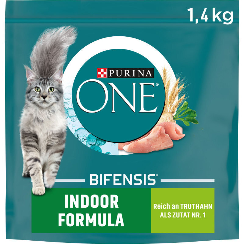 Purina ONE Trockenfutter Purina ONE BIFENSIS Indoor Formula für Hauskatzen 1,4 kg