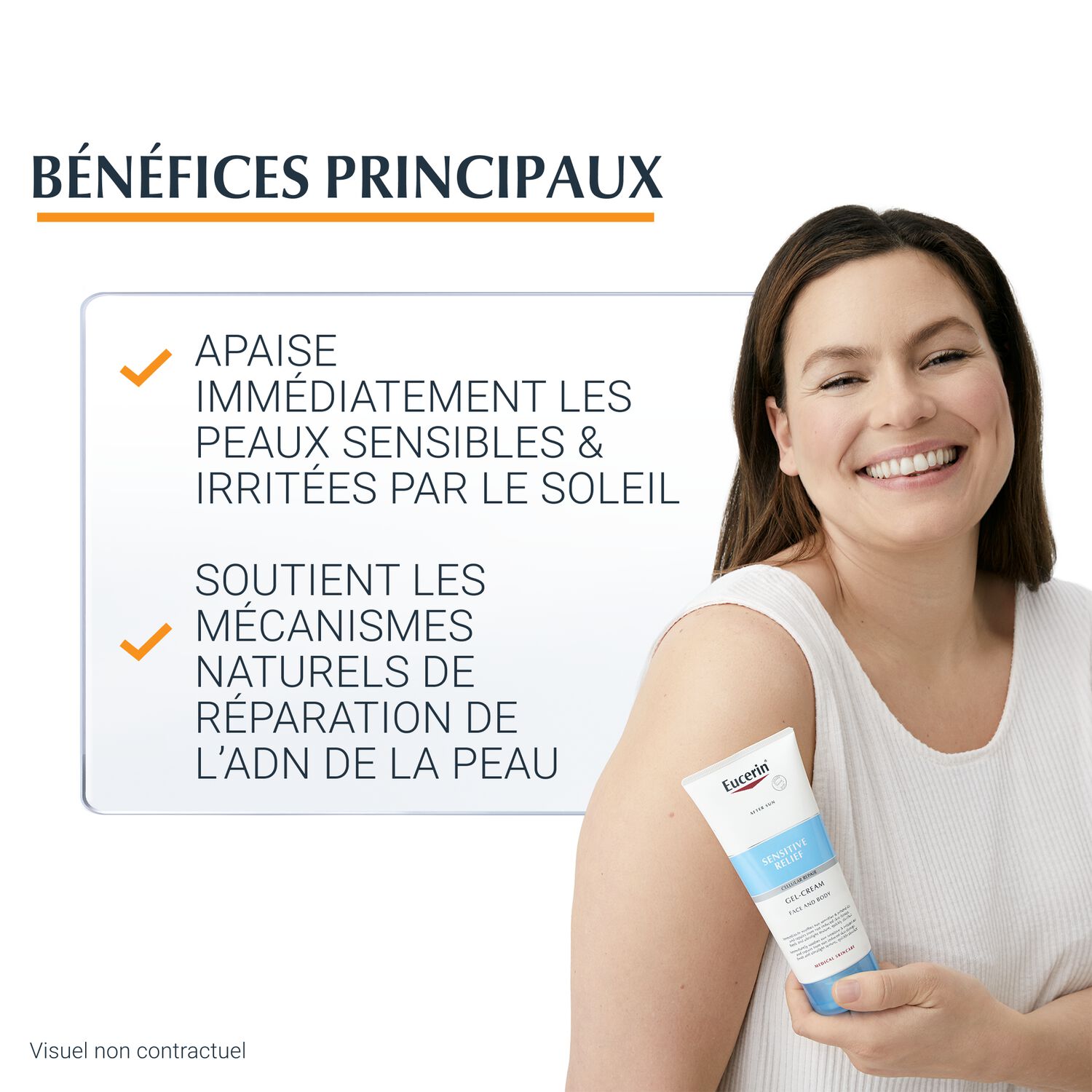 Eucerin Sensitive Relief Gel Crème Après-Soleil Visage & Corps