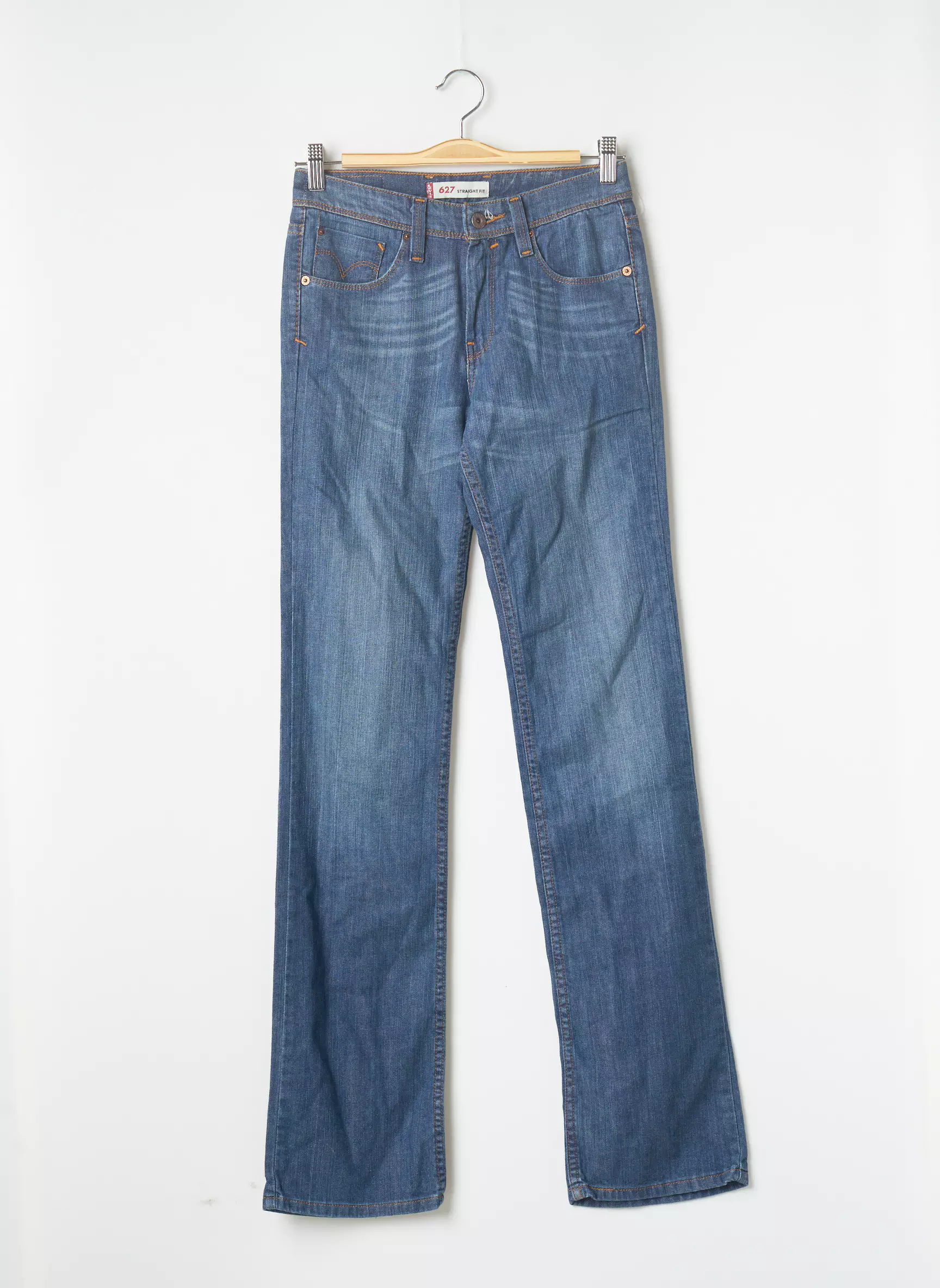 Levis Jeans Coupe Droite Femme couleur bleu