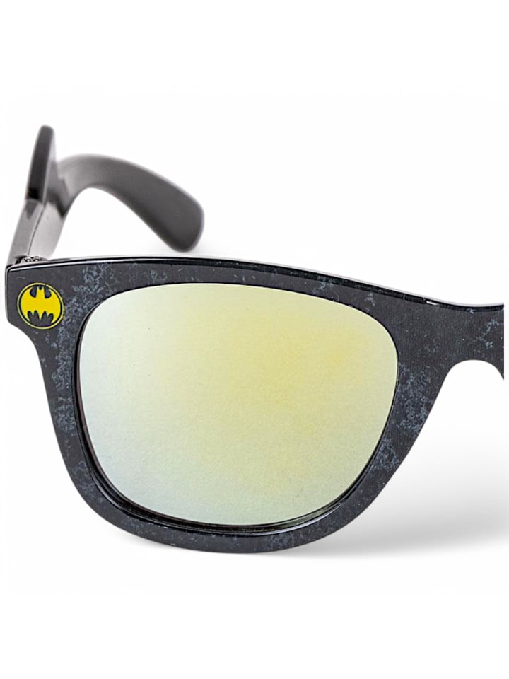 Batman Sonnenbrille mit Spiegeleffekt Batman in Schwarz günstig kaufen onesize