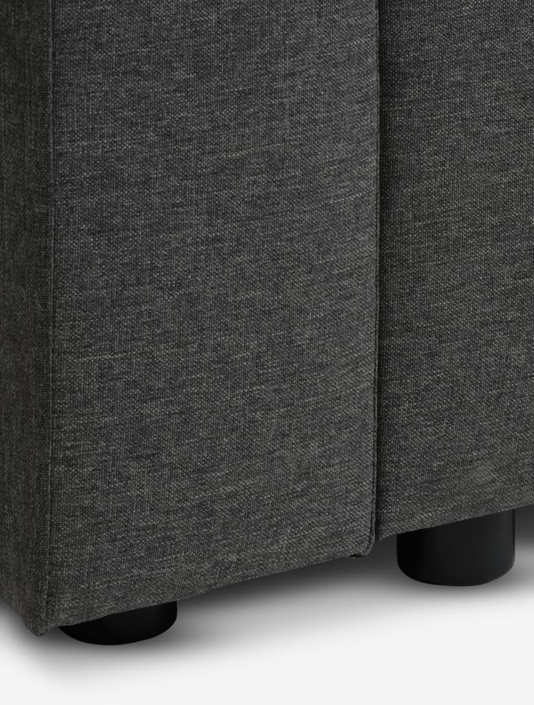 MARSLEV MARSLEV 3-seters sovesofa, mørkegrått stoff
