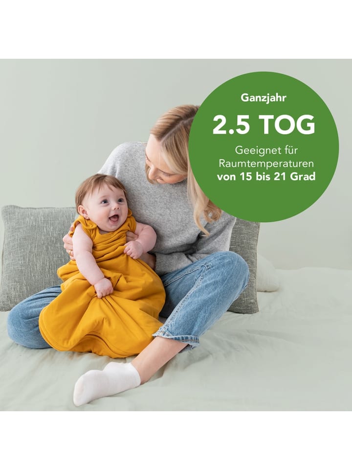 Schlummersack Babyschlafsack, 2.5 TOG in Orange günstig kaufen