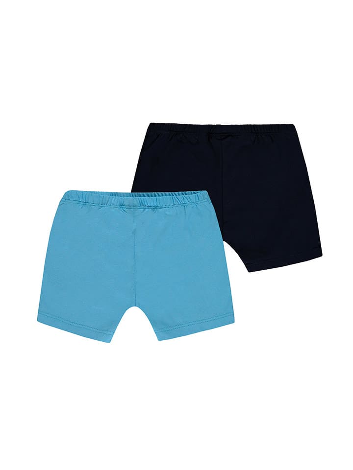 Kanz 2er-Set: Shorts in Dunkelblau/ Hellblau günstig kaufen