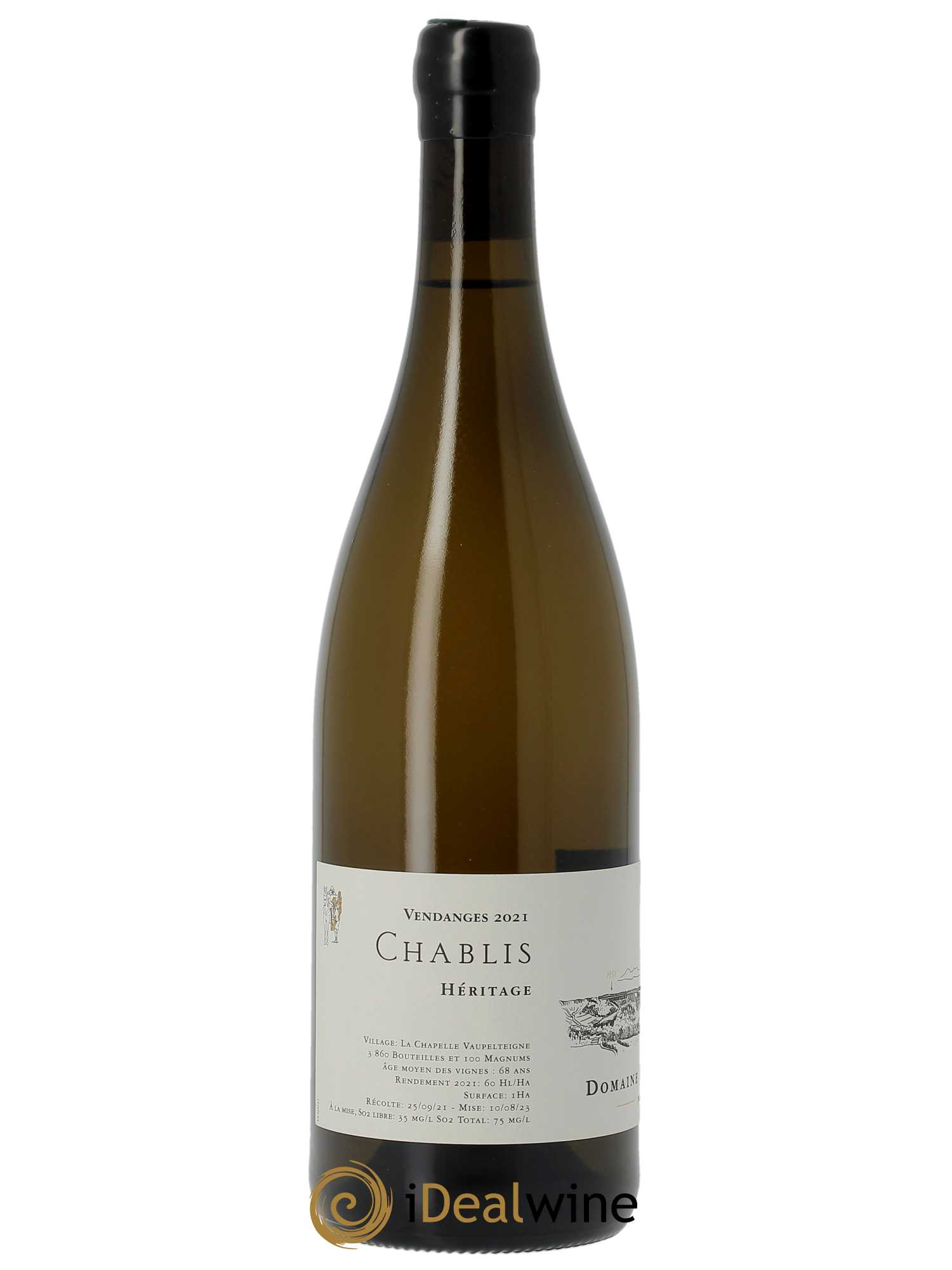 Chablis Héritage Jean Dauvissat (Domaine)  2021 - Lot de 1 Bouteille