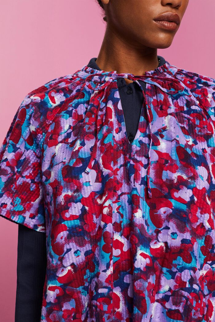 Kleid aus strukturierter Baumwolle