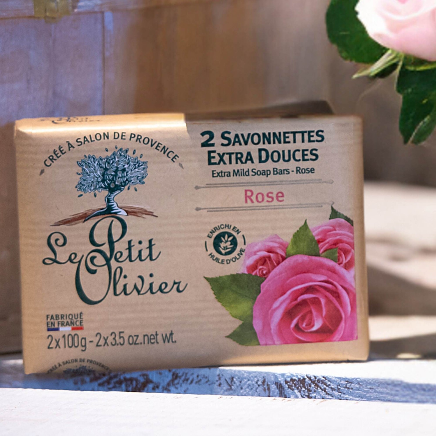 Le Petit Olivier 2 saponi rosa extra delicati