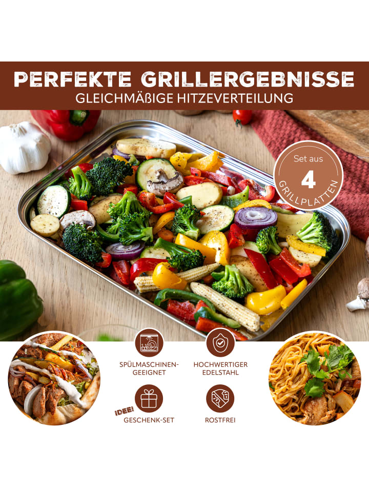 bremermann 4-er-Set Grillschale günstig kaufen onesize