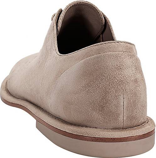 ekonika Schnürschuhe aus samtigem Veloursleder