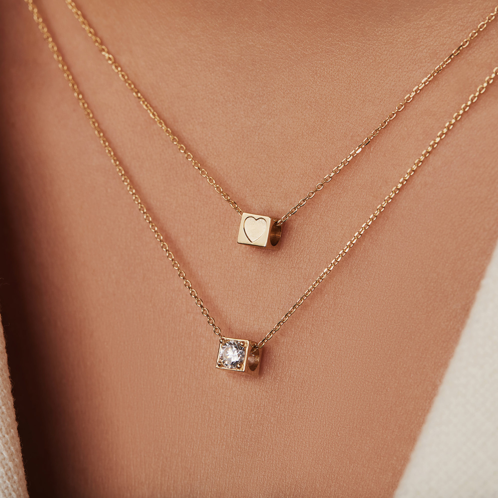 Isabel Bernard Le Carré Charm - Or 585 / Or 14 carats Bijoux