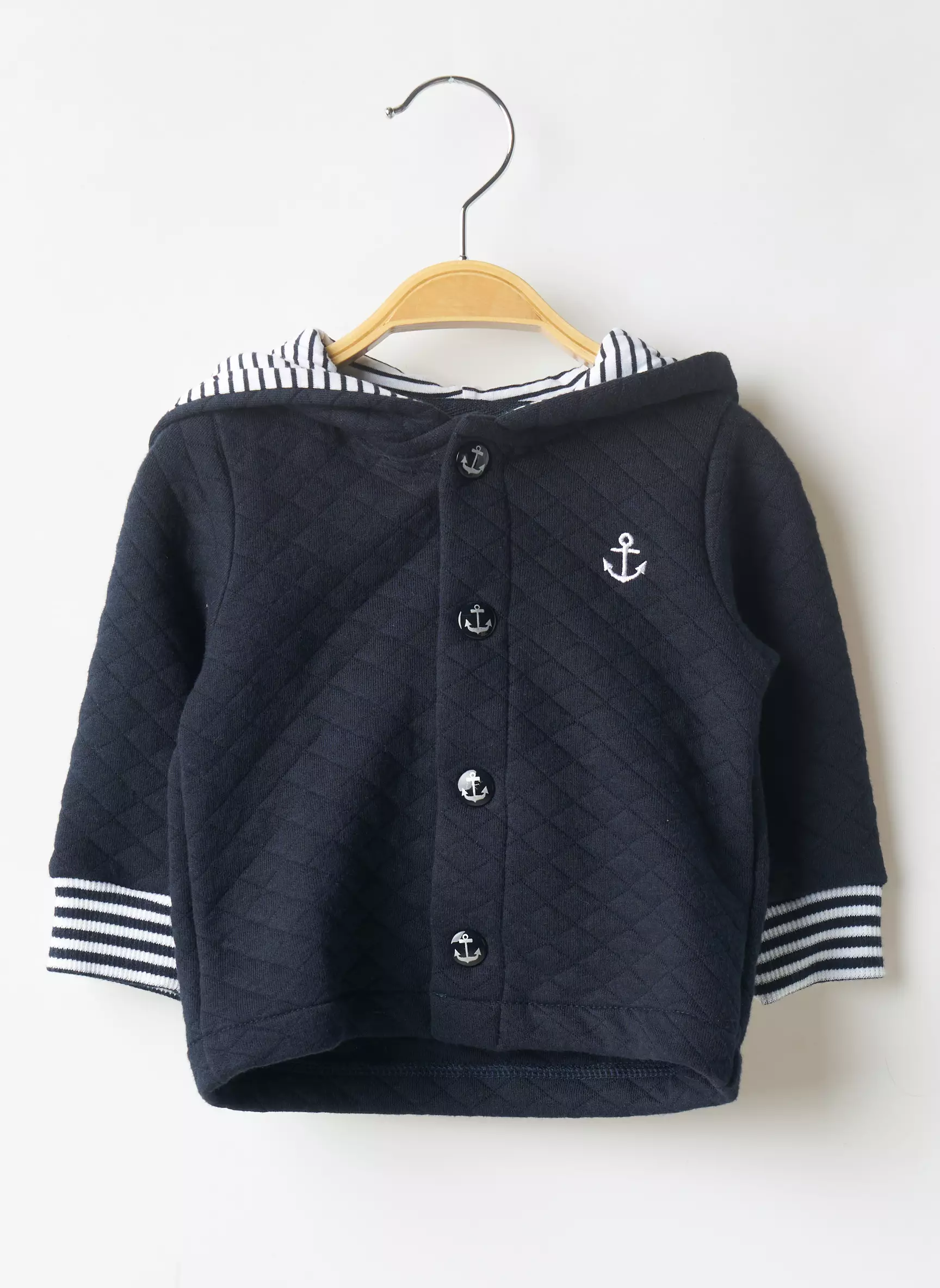 Les Petits Coeurs A La Mer Vestecasual Garcon couleur bleu