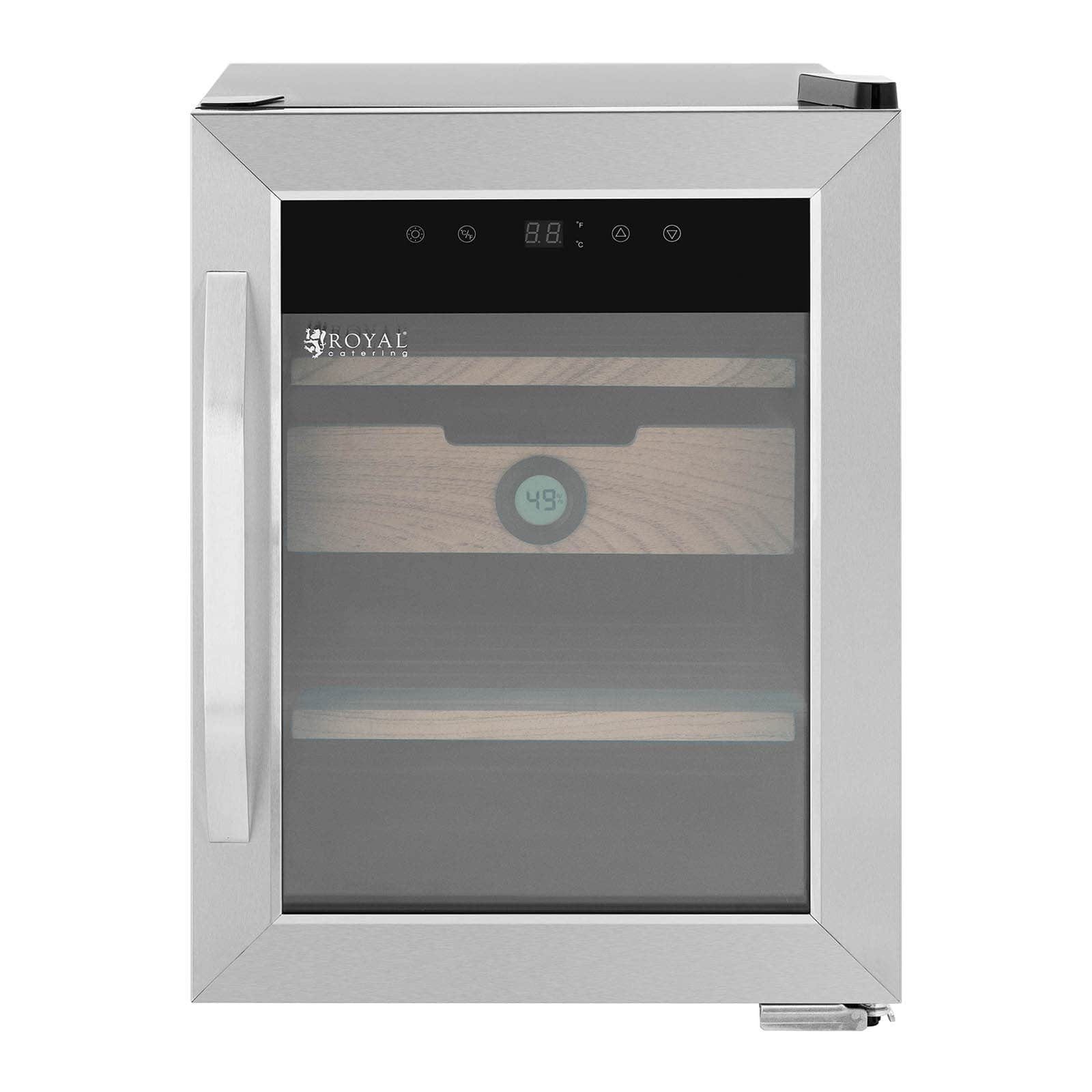 Royal Catering Humidor Humidor - für bis zu 250 Zigarren - mit LED-Beleuchtung