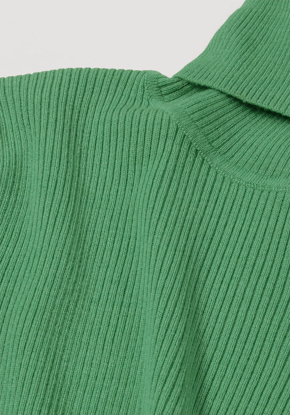 Rollkragenpullover aus Bio-Merinowolle mit Seide