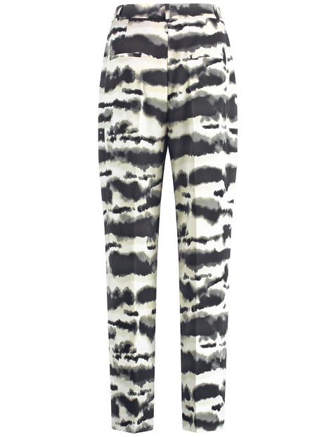 Fließende Hose mit weitem Bein Wideleg