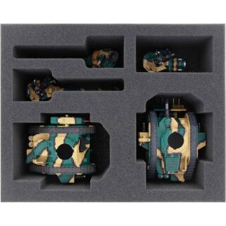 Feldherr Schaumstoffeinlage für Leman Russ Battle Tanks