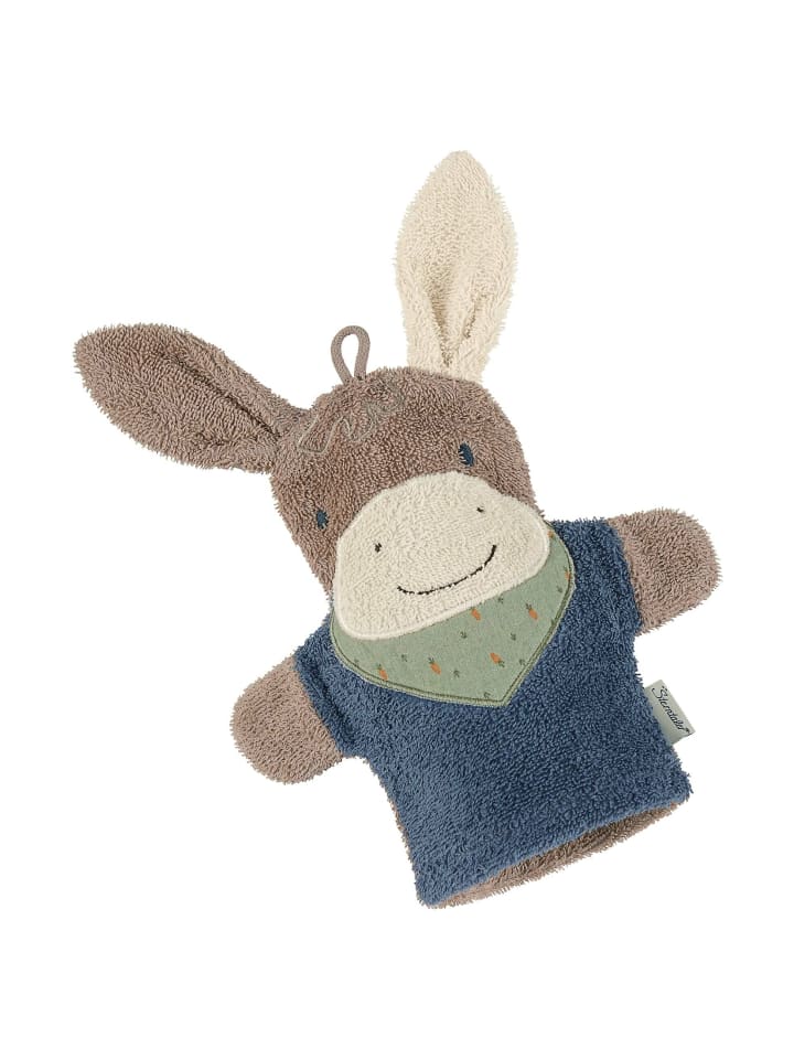 Sterntaler Waschhandschuh ESEL Emmilius in mittelblau günstig kaufen onesize