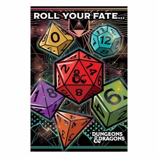 Dungeons & Dragons Poster - Roll Your Fate
