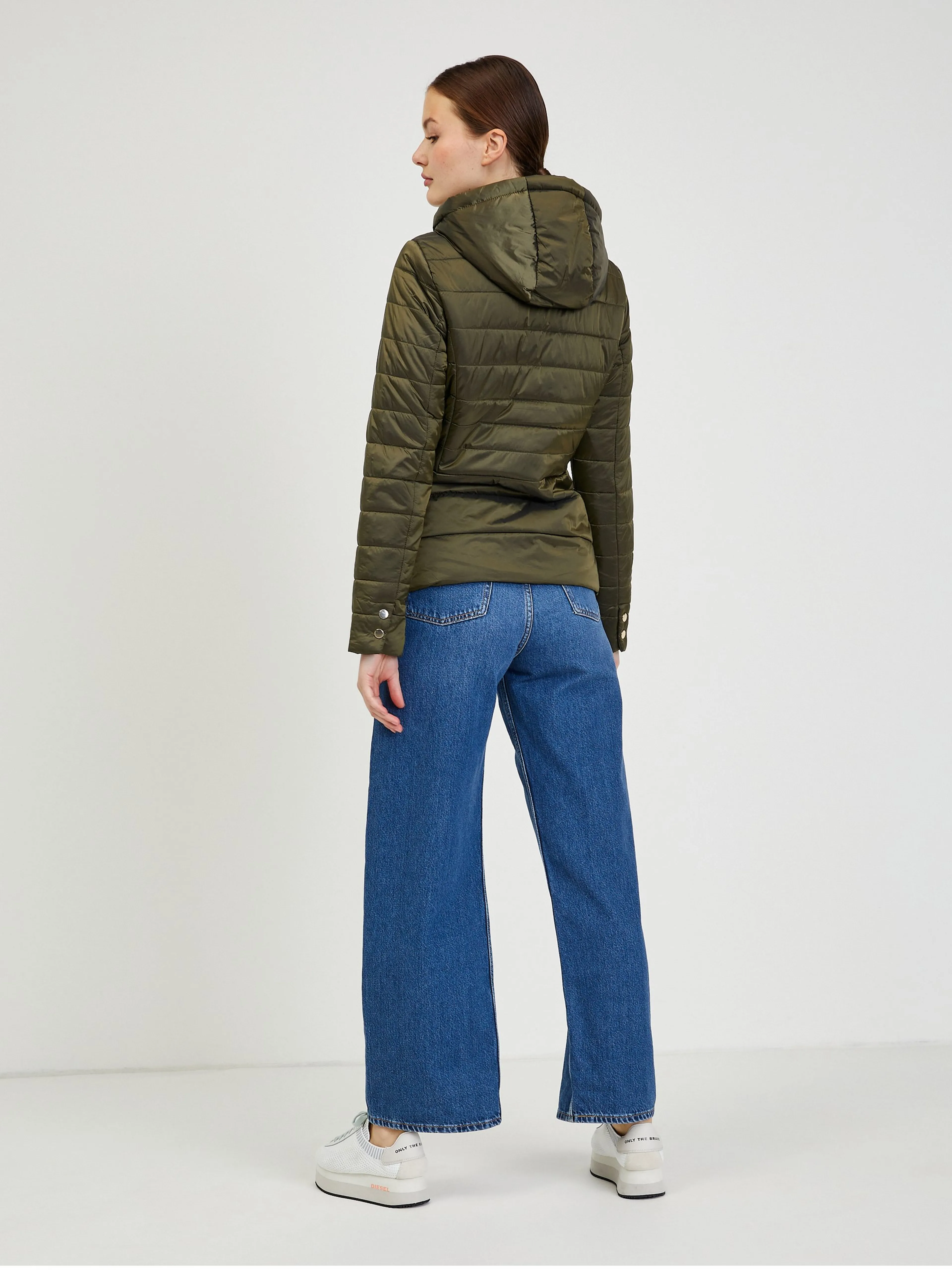 Khaki Damen Steppjacke Jacke ORSAY