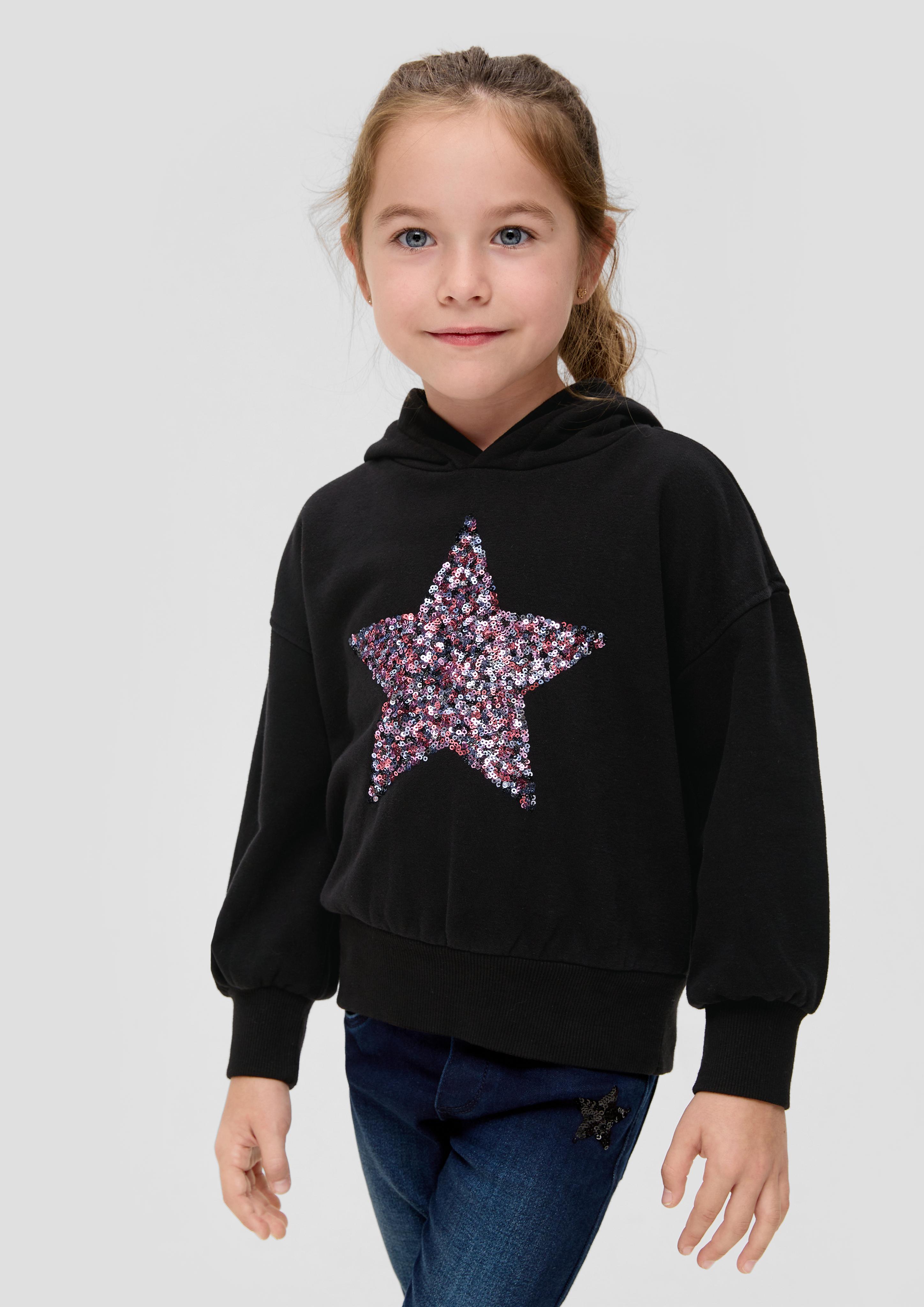 Sweatshirt mit Pailletten-Stern  2137360-9999