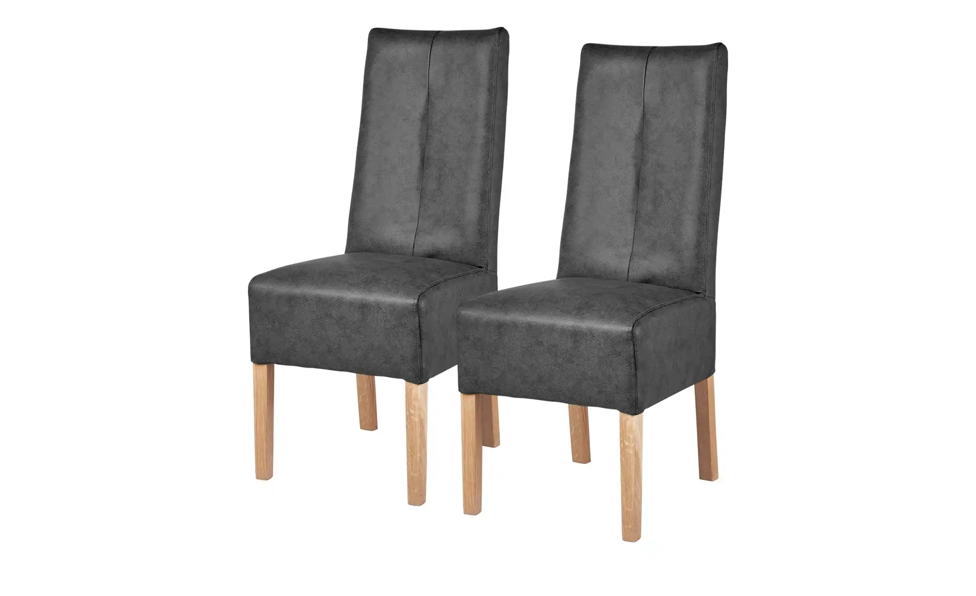 Polsterstuhl 2-er Set aus Buche