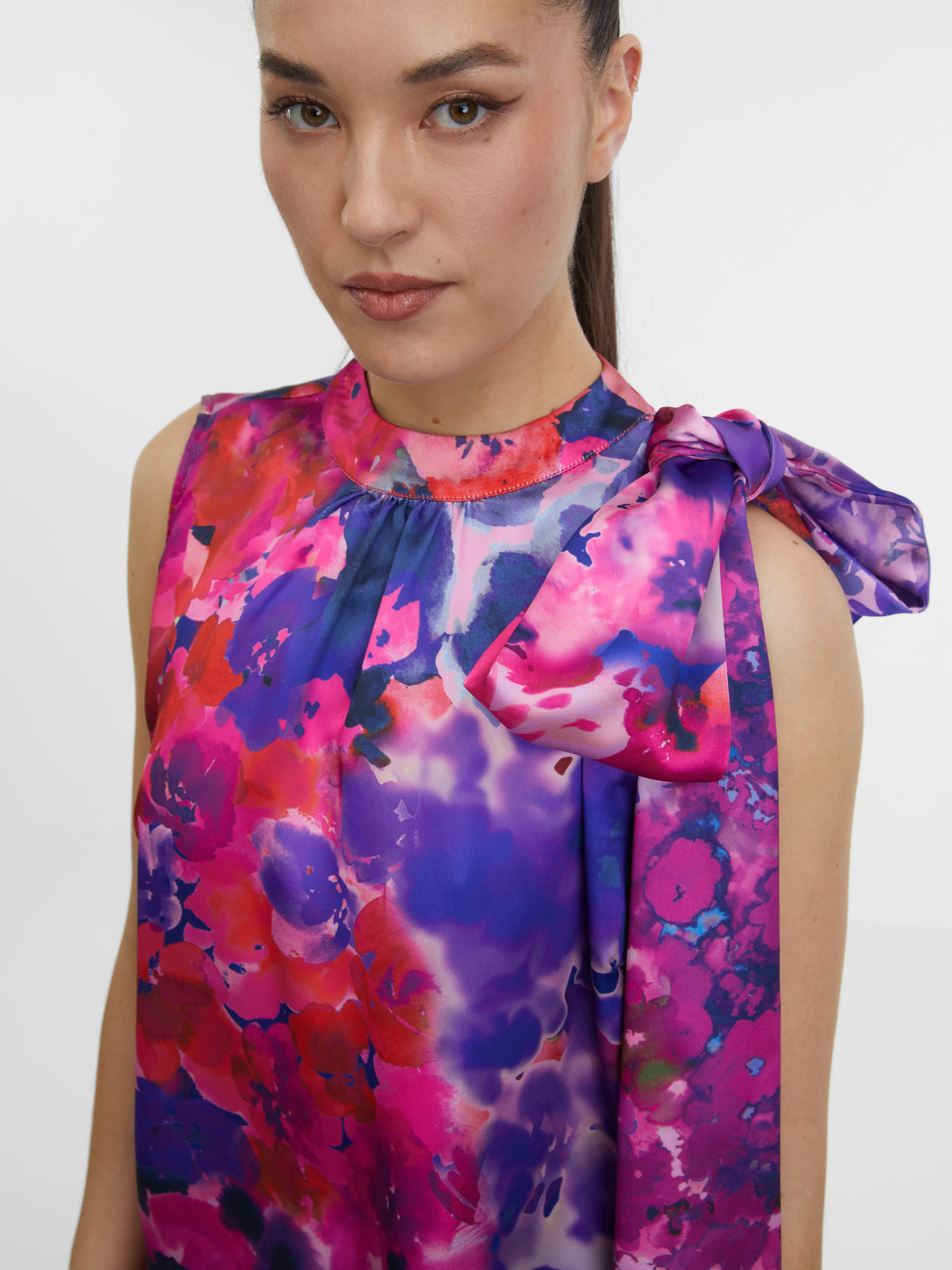 Violettes Damen-Blumen-Top ORSAY