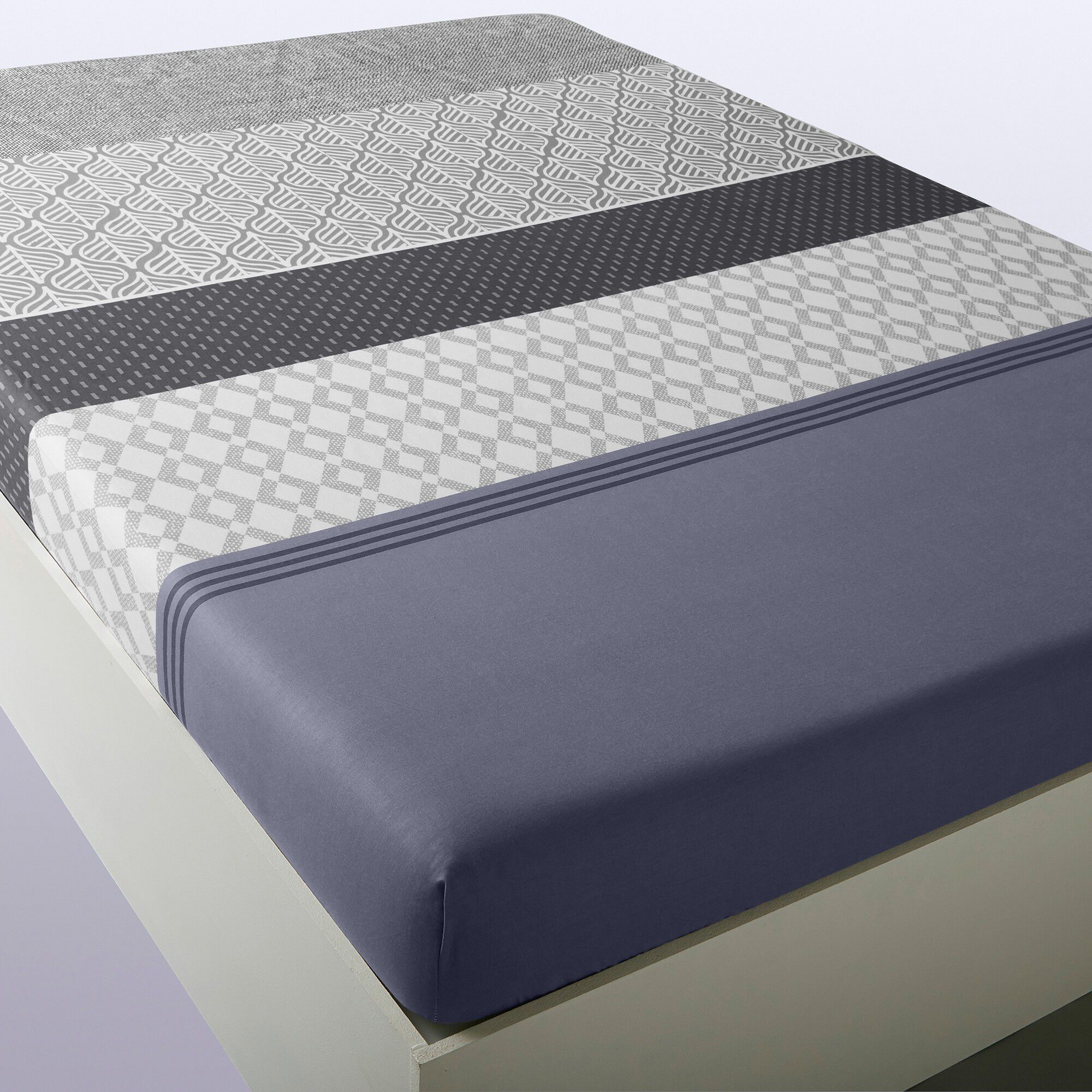 Linge de lit Tommy imprimé géométrique