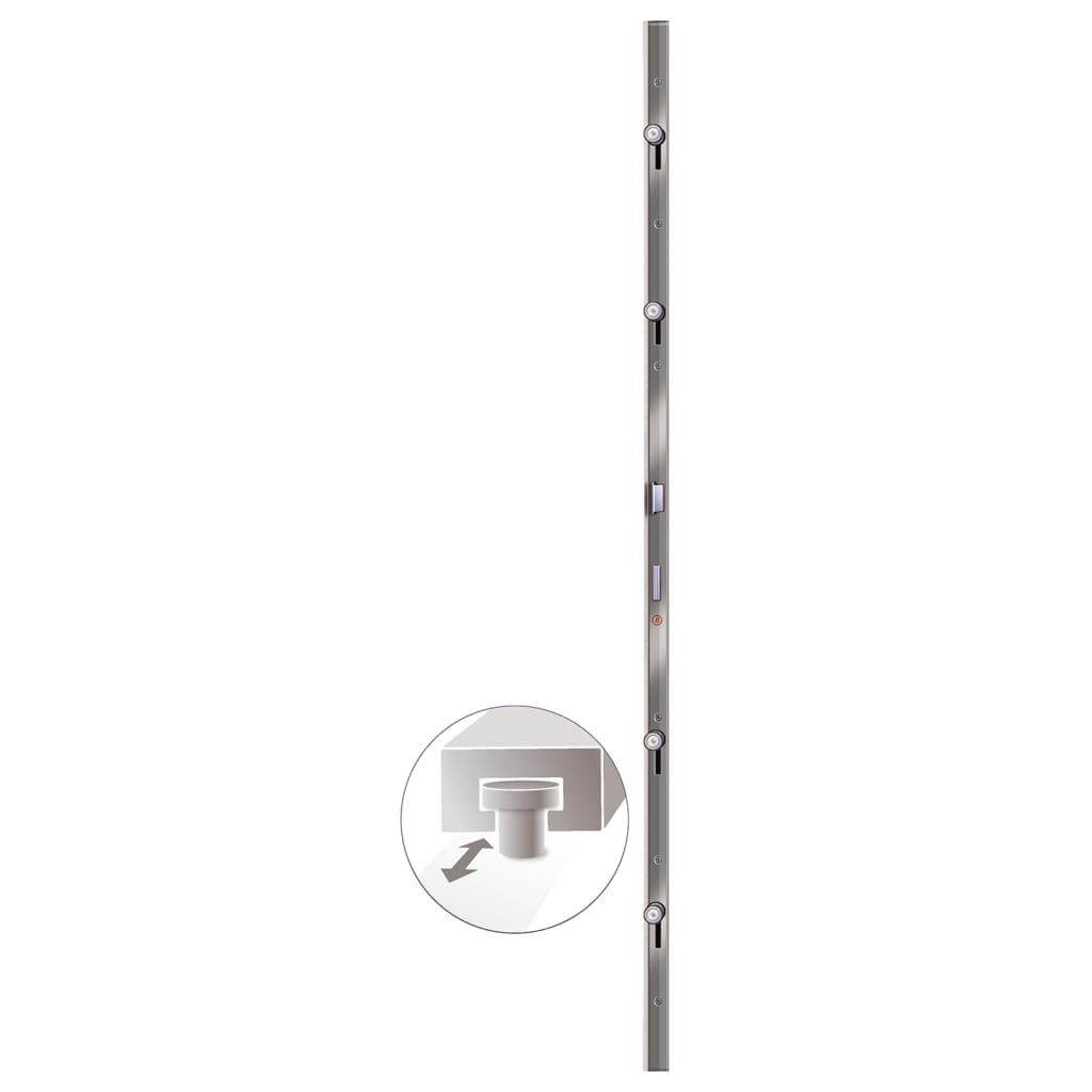 vidaXL Haustür Haustür Weiß 88x200 cm PVC (1-St)