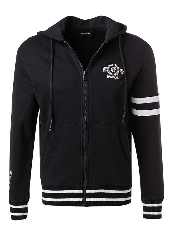 GAS, Sweatjacke, Baumwolle, nachtblau