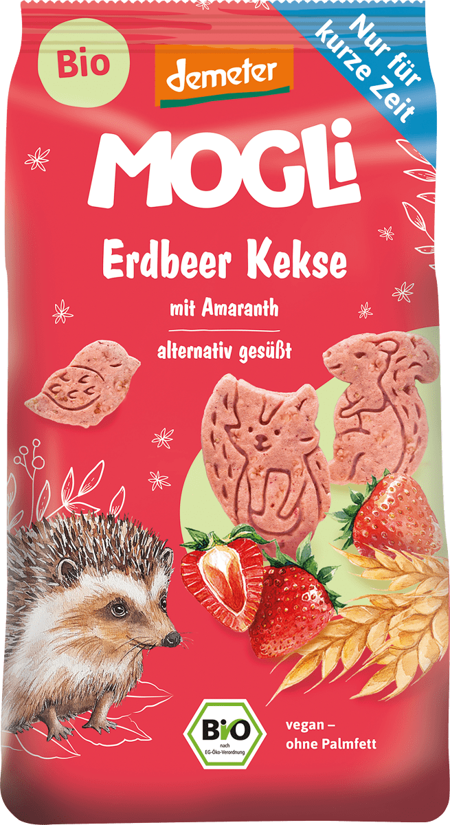 Kinderkekse Erdbeer mit Amaranth, ab 3 Jahren, 125 g