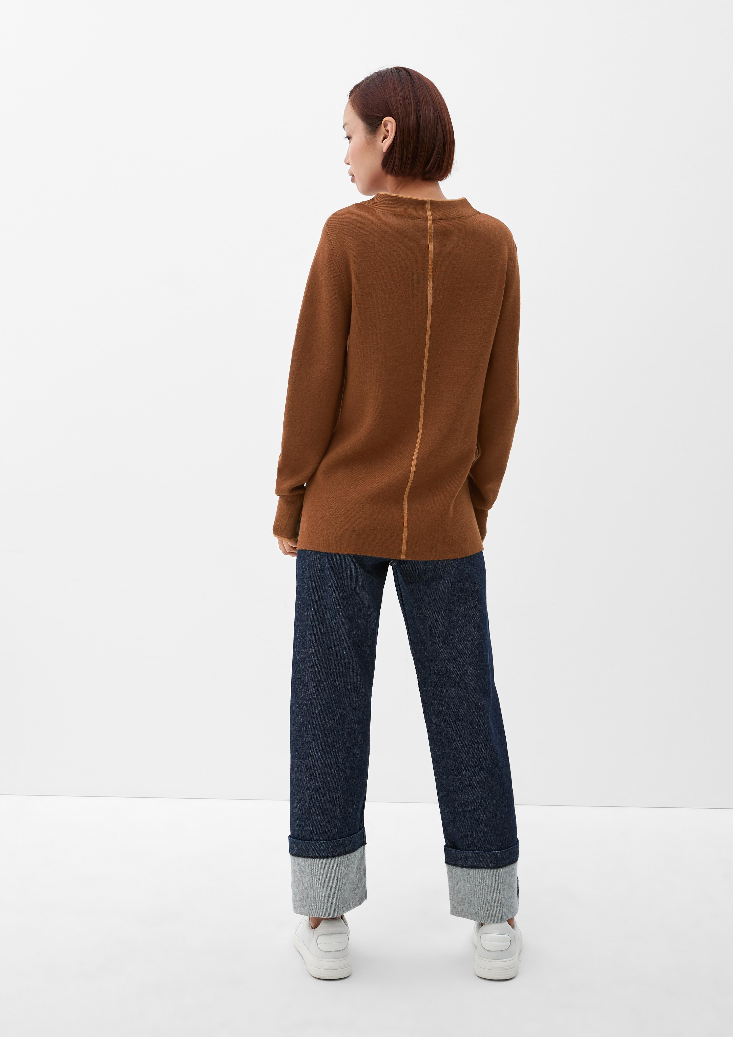 Feinstrickpullover aus Viskosestretch  2121145-8764