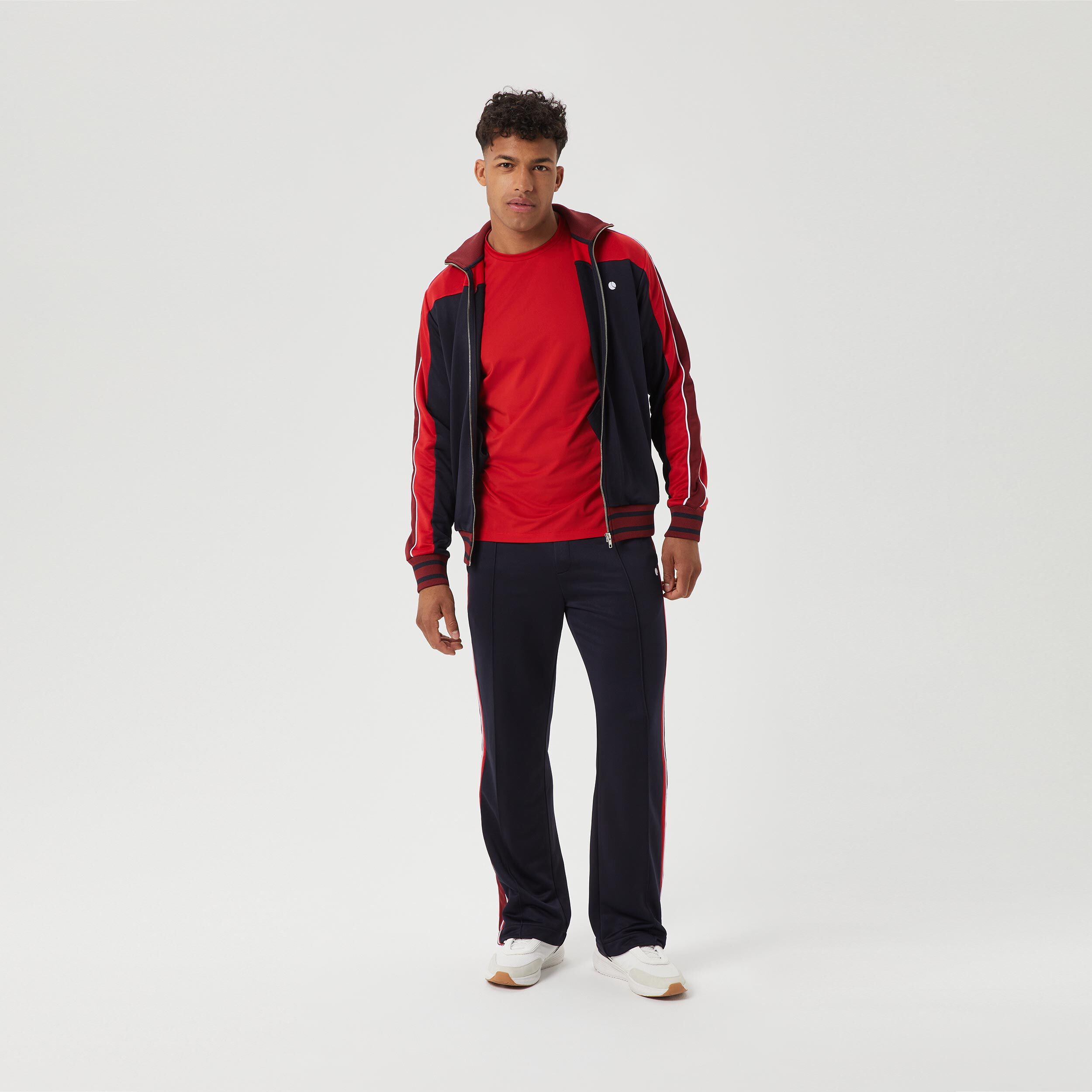 Ace Retro Track Trainingsjacke Herren - Dunkelblau
