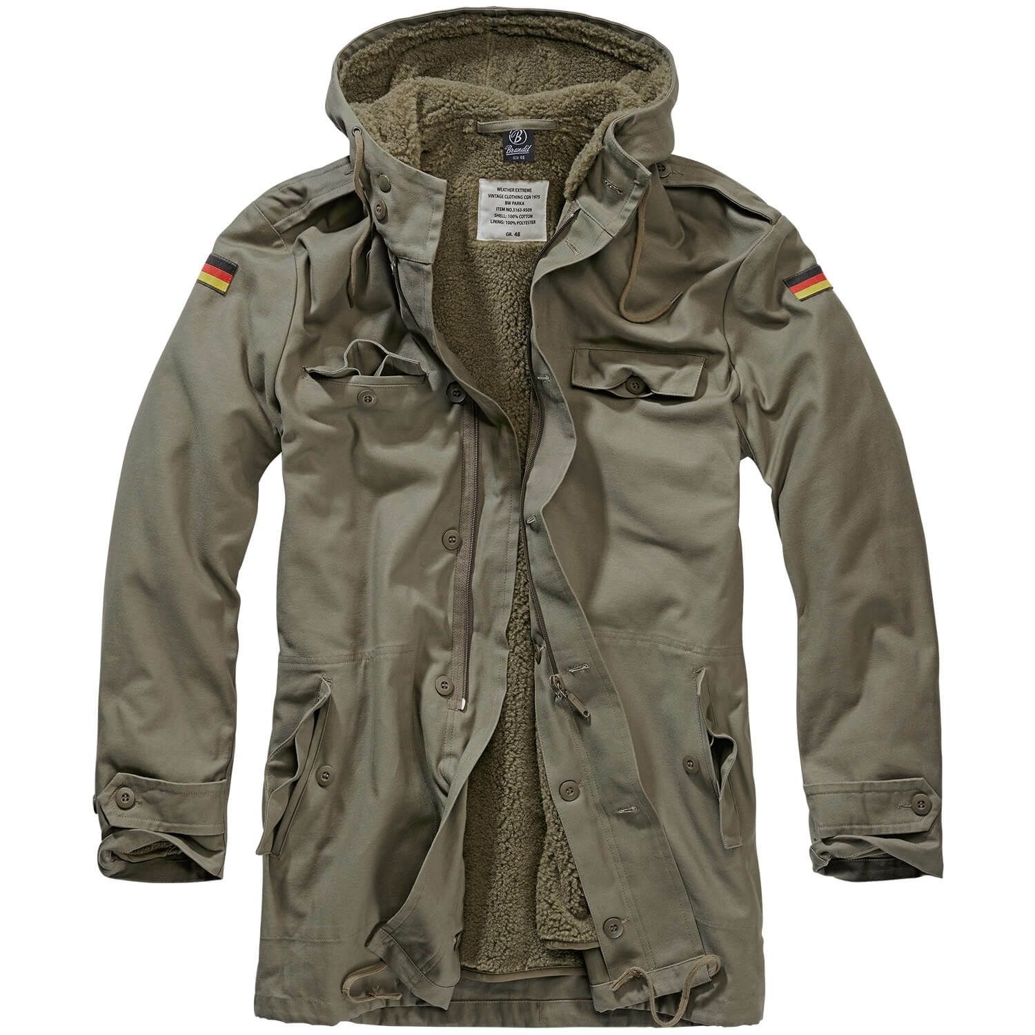 BW Parka with Flag