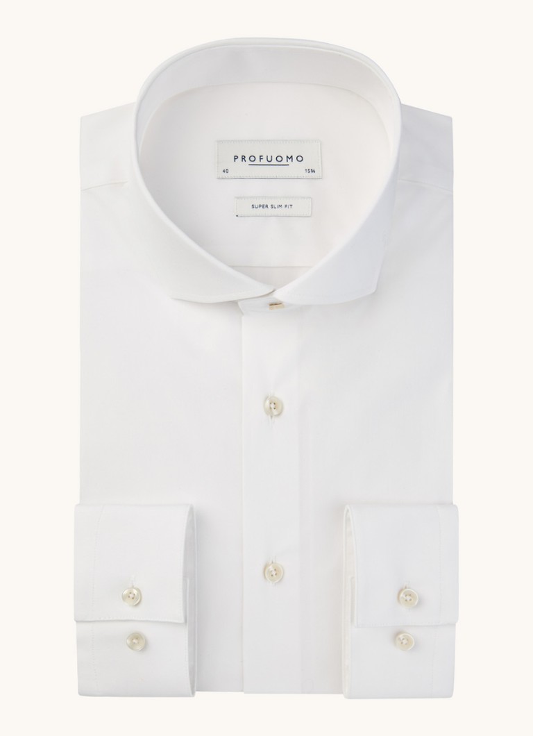 Profuomo Super slim fit majica z raztegljivim vzorcem
