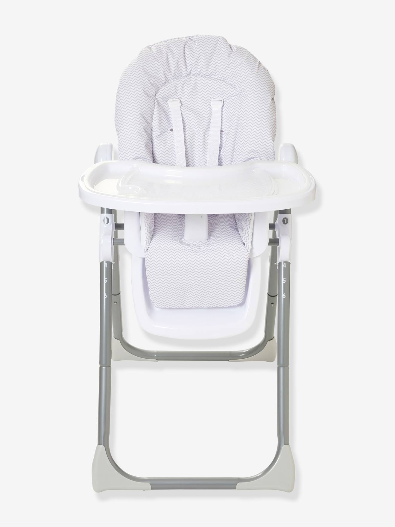 Vertbaudet Baby Hochstuhl EVOLUSEAT - weiß/blau