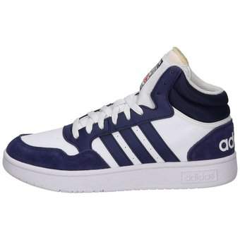 adidas Hoops 3.0 Mid Sneaker in weiß