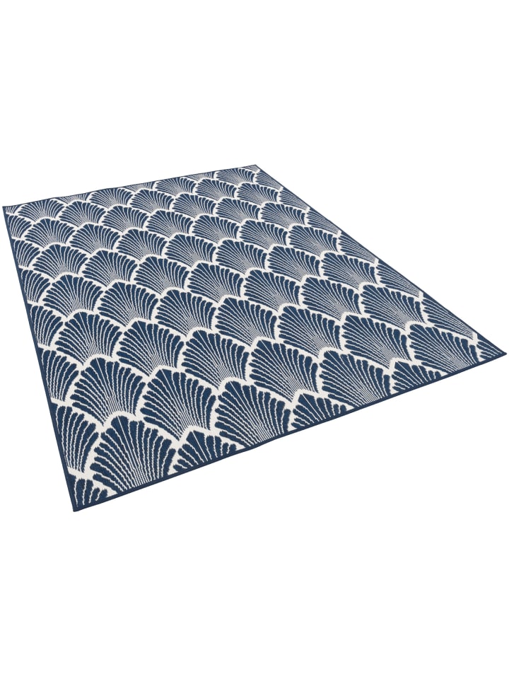 Pergamon In- und Outdoor Teppich Beidseitig Cape Cod Modern in Blau günstig kaufen