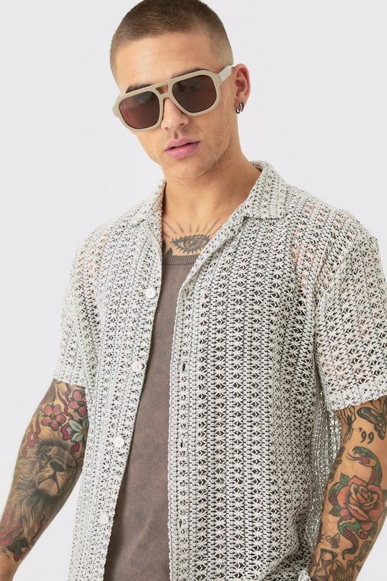 Gestreiftes Oversize Hemd
