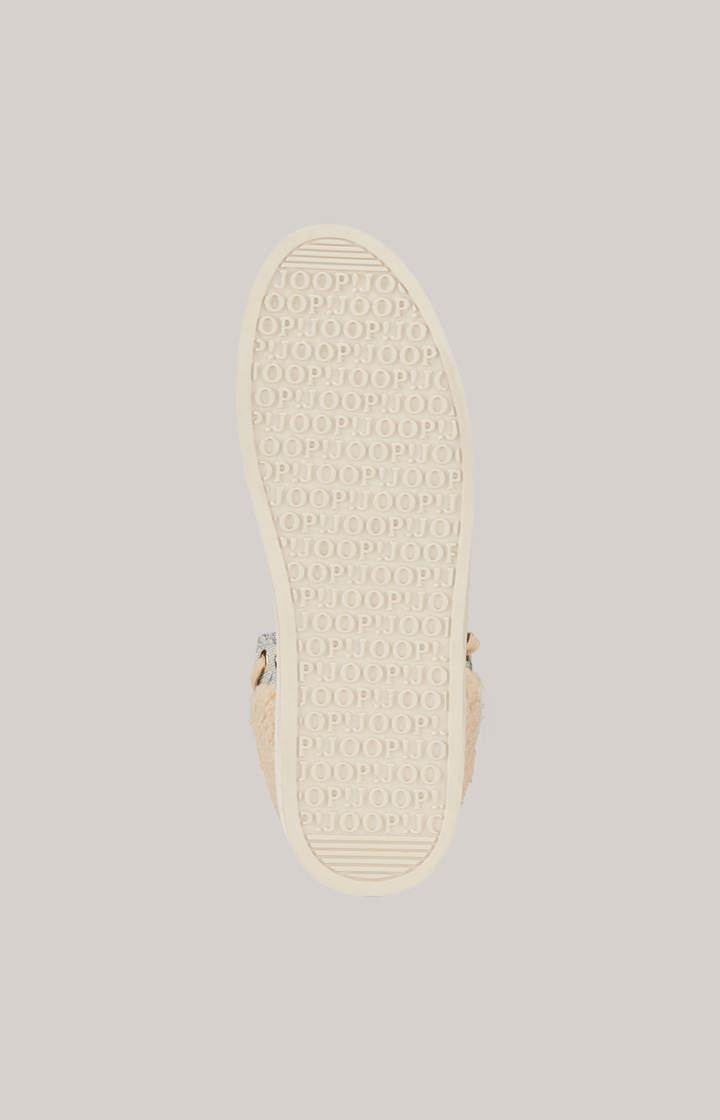 High-Top Sneaker Mazzolino Peluche New Daphne in Beige/Grau